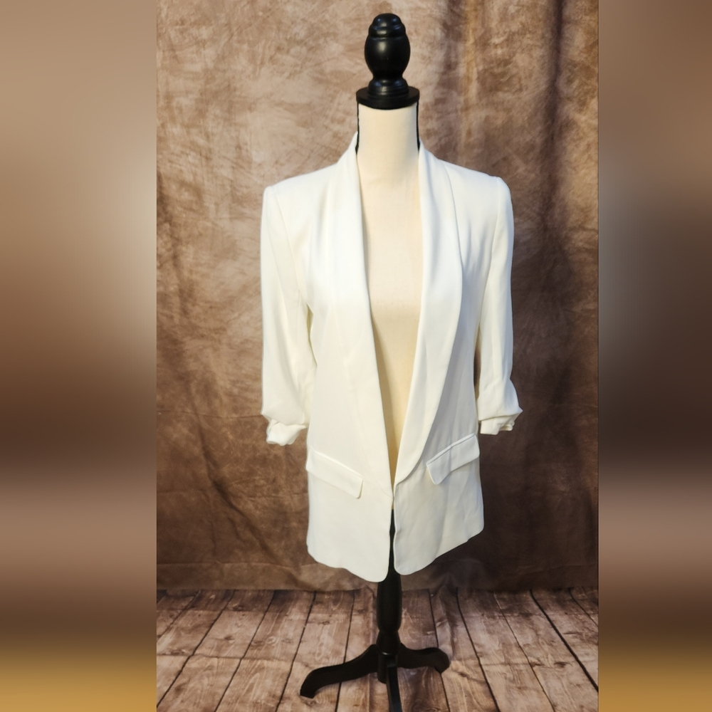 Forever 21 Contemporary Open Shawl Collar Blazer – NWT
